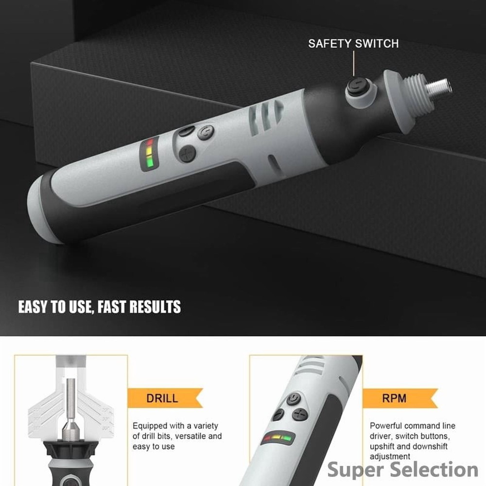 Cordless Electric Chainsaw Chain Sharpener Portable Sharpening Tool Kit
