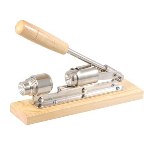 Hand-Press Mechanical Walnut Nutcracker with Non-Slip Handle and Adjustable