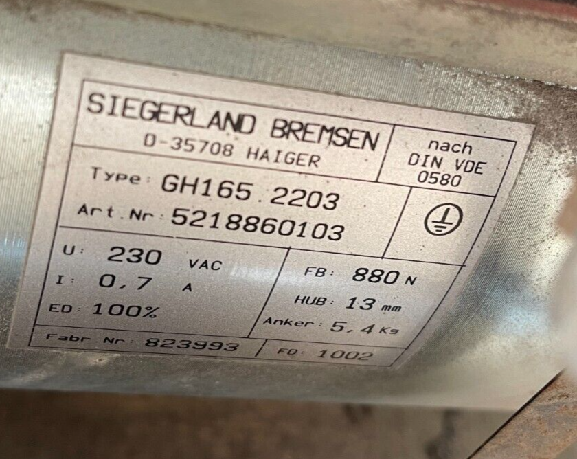 HINDON MACHINE TOOL 25931 230 V