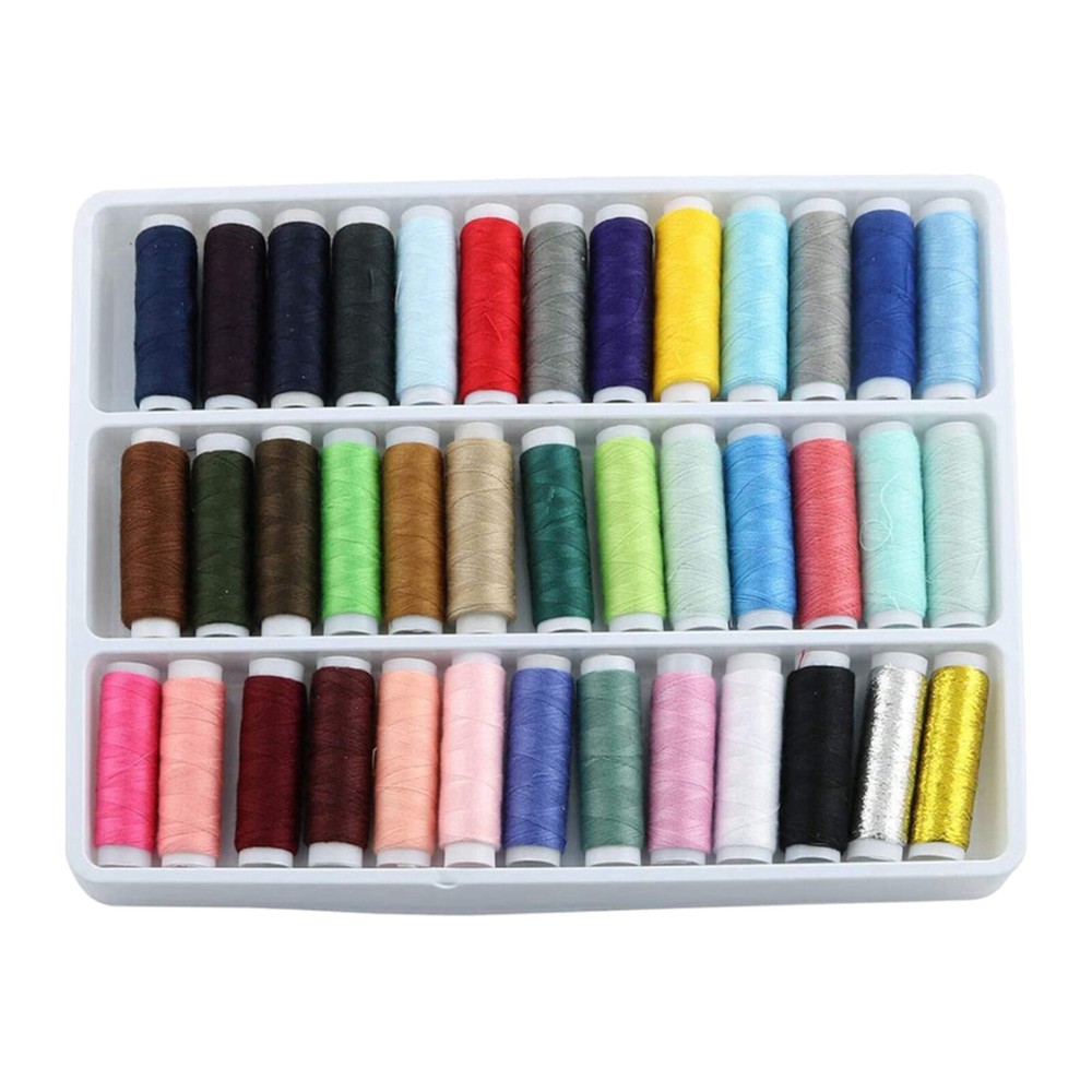 39 Spools Polyester Sewing Thread Cord for Overlock Sewing Machine