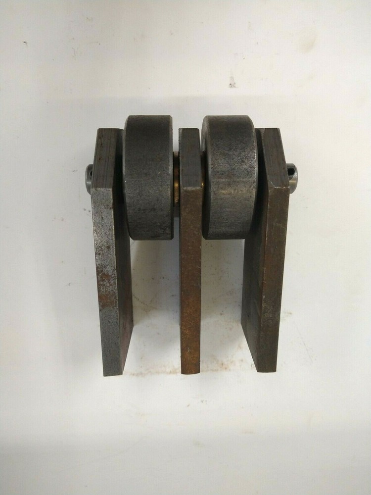 2-1/2" BRONZE BUSHED DOUBLE STEEL ROLLER ASSEMBLY