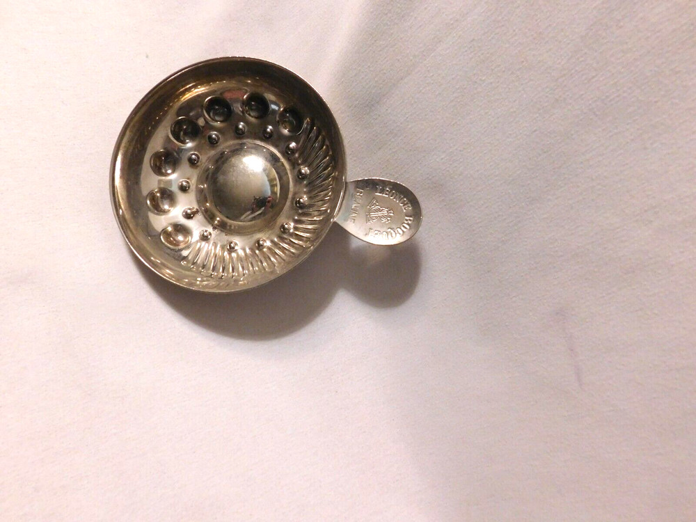 LEONCE BOCQUET BEAUNE SILVERPLATE WINE TASTING CUP VINTAGE
