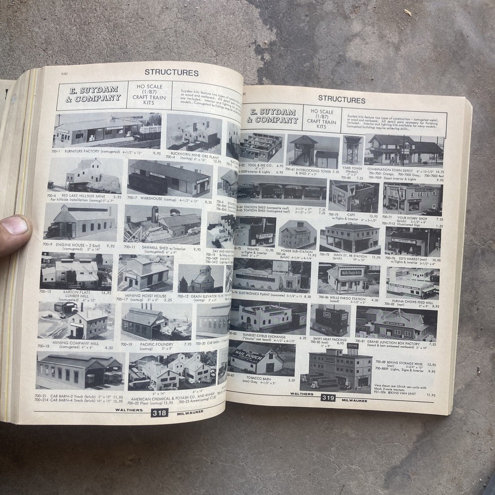WALTHERS 913-626 1983 EDITION HO CATALOG & CRAFT TRAIN REFERENCE MANUAL