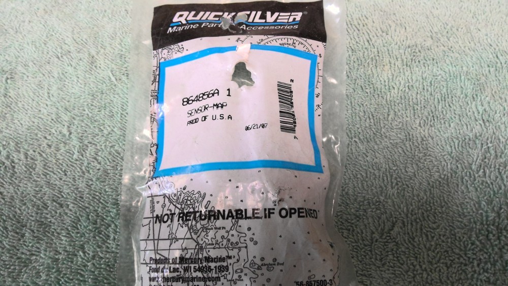 Mercury Quicksilver Map Sensor 864856A 1 NEW