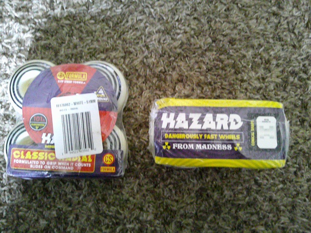 skateboard wheels hazard 51mm 52mm
