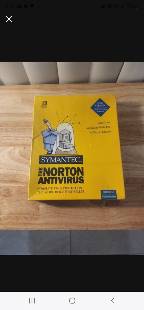 Symantec The Norton Antivirus Version 3.0 Windows DOS