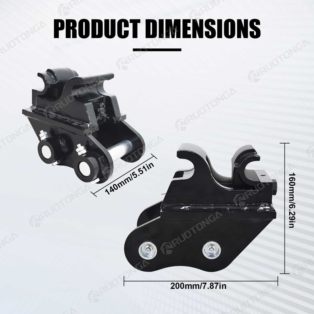 Attachment Quick Hitch Coupler Attachments for Mini Excavators Excavator