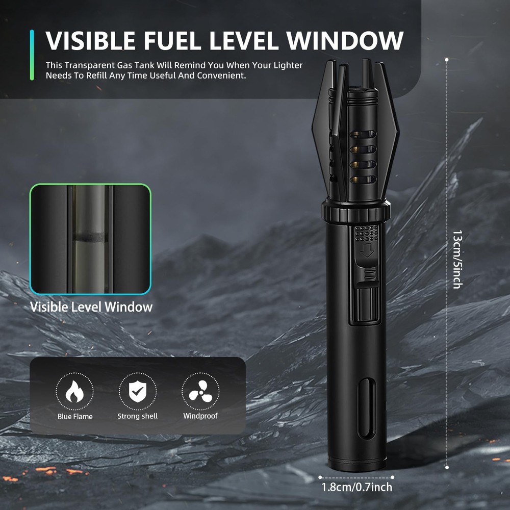 Adjustable Blazarar Lighter Torch Cool Lightsaber Lighters Safe Use (No Fuel)