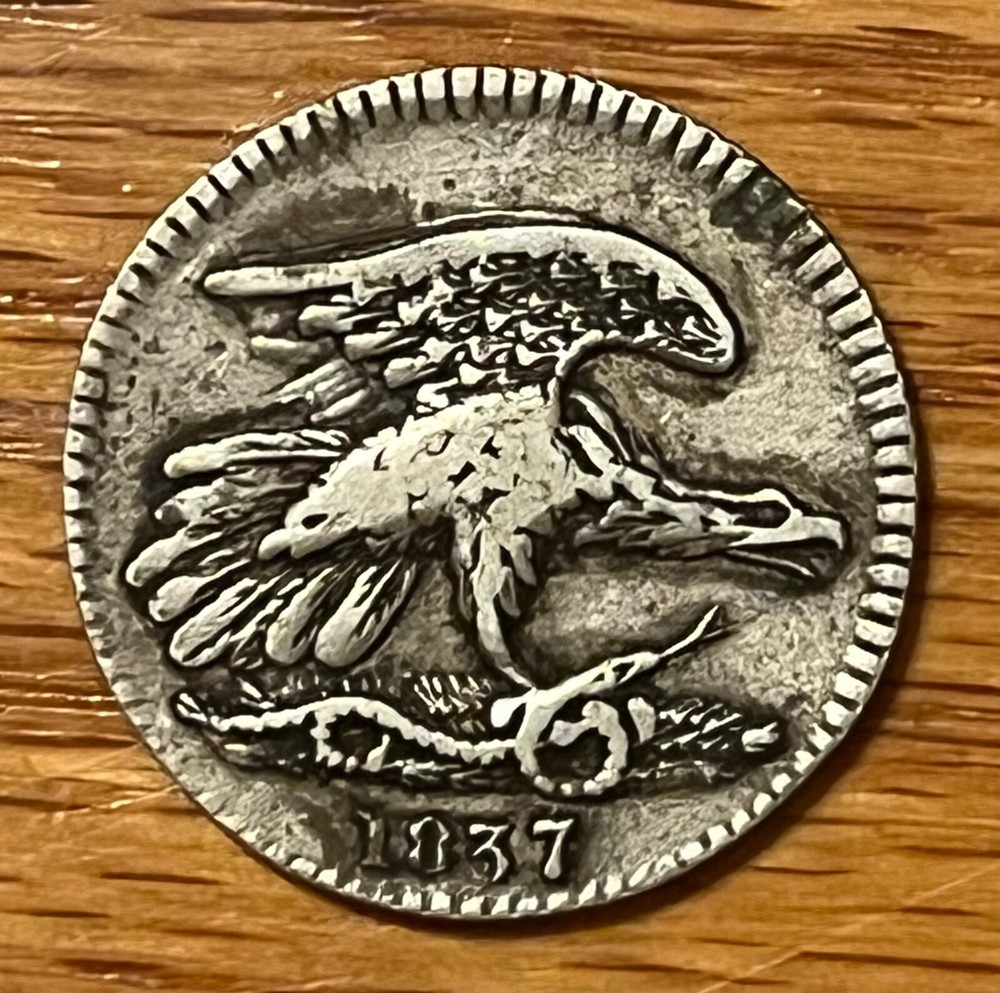 1837 Feuchwanger cent , Scarce