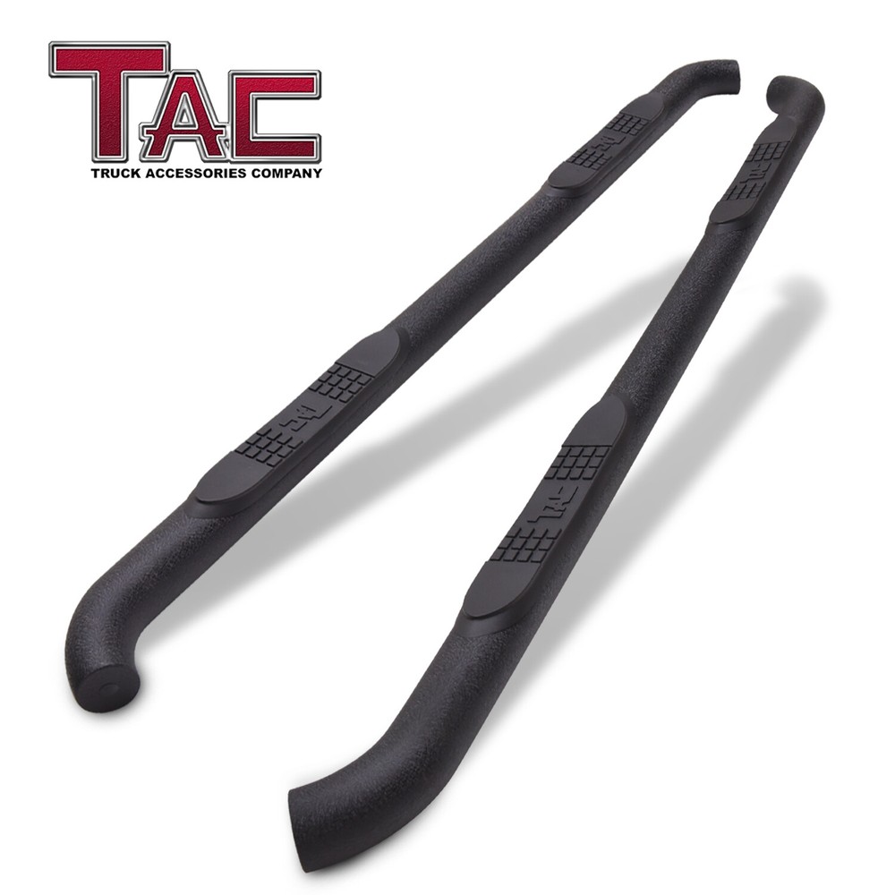 For 2005-2024 Nissan Frontier Crew Cab 3" Texture Side Step Rails Running Boards
