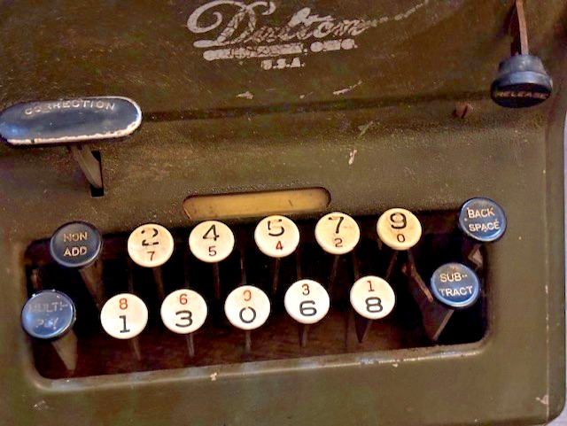 Vintage Dalton Adding Machine Works!