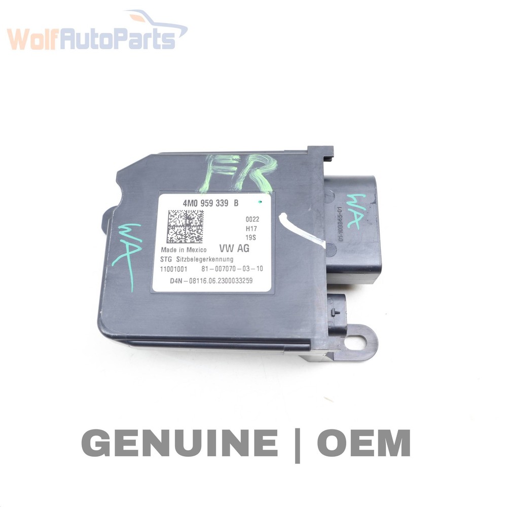 2022-2024 AUDI E-TRON GT - Front Right SEAT Occupant Detection Module