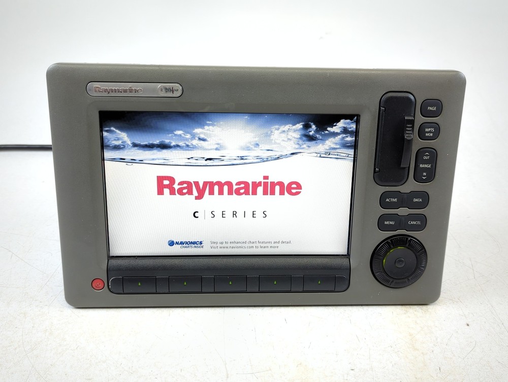 Raymarine C90W GPS Fishfinder Radar MFD Chartplotter 9" Widescreen LCD Display
