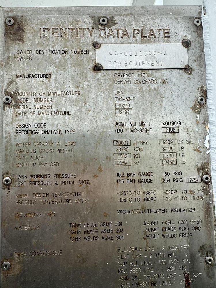 1995 CRYENCO, INC TVS-53-P