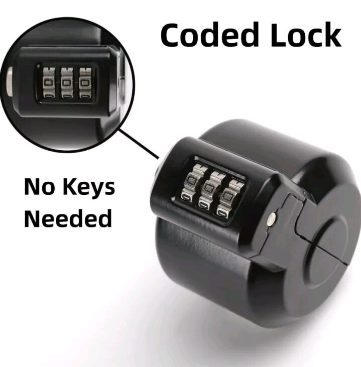 Puged Door Knob Lockout Black