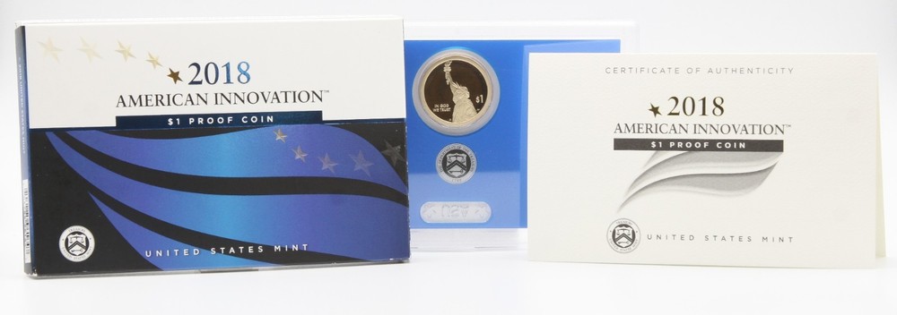 2018 PDSS AMERICAN INNOVATION DOLLARS 4 COINS