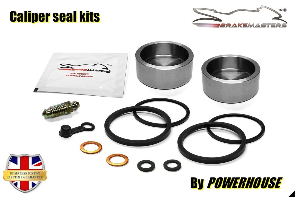 Yamaha RD350-F2 1991 front brake caliper piston seal maintenance 3DH