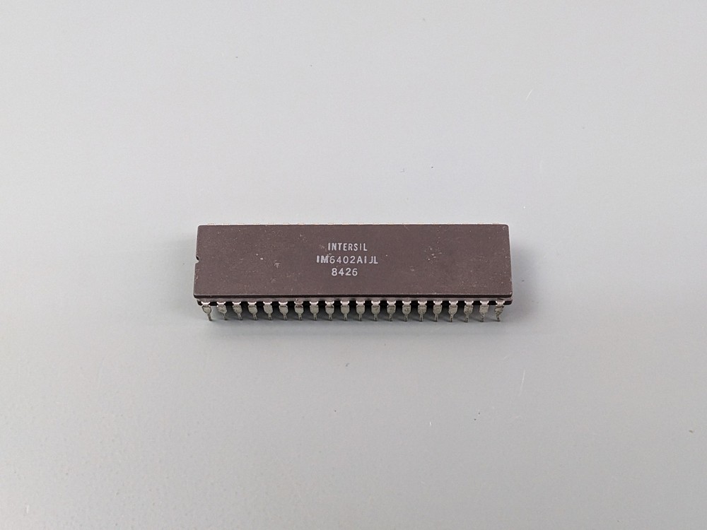 (2) Intersil IM6402AIJL UART ICs
