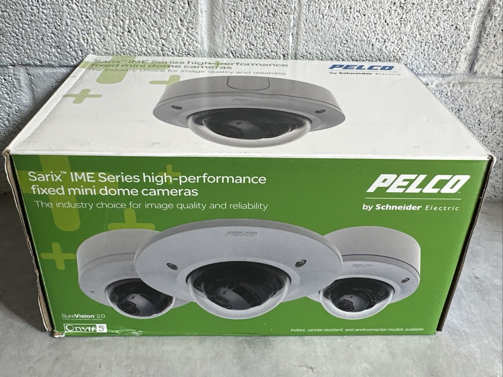 New Open Box - Pelco Sarix IME219-1VS 2MP Fixed Mini Dome Camera