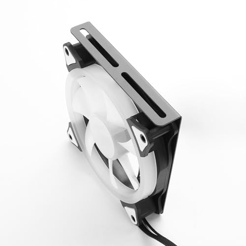 YAODHAOAD Fan Mount Stand Bracket, Metal Computer Case Fan Mount Rack Kit, 8CM