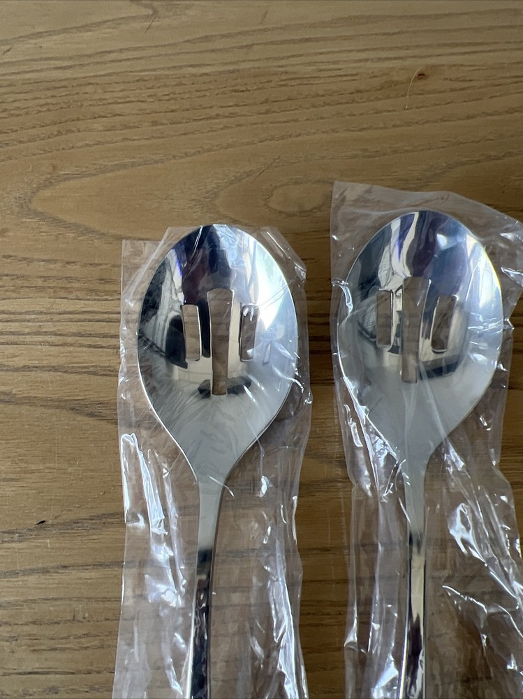 (2 Pack) 68-001 Maddox Mirror Slotted Serving Spoon