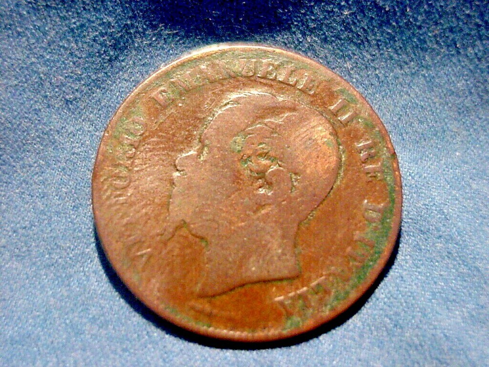 1861 ITALY 5 CENTESIMI