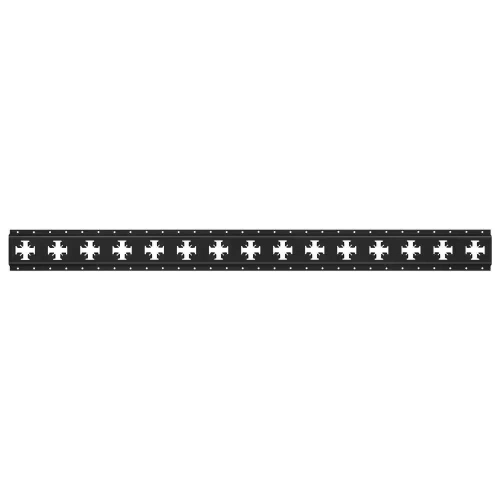 60 in Matte Black X-Track Rail - 1 Pack