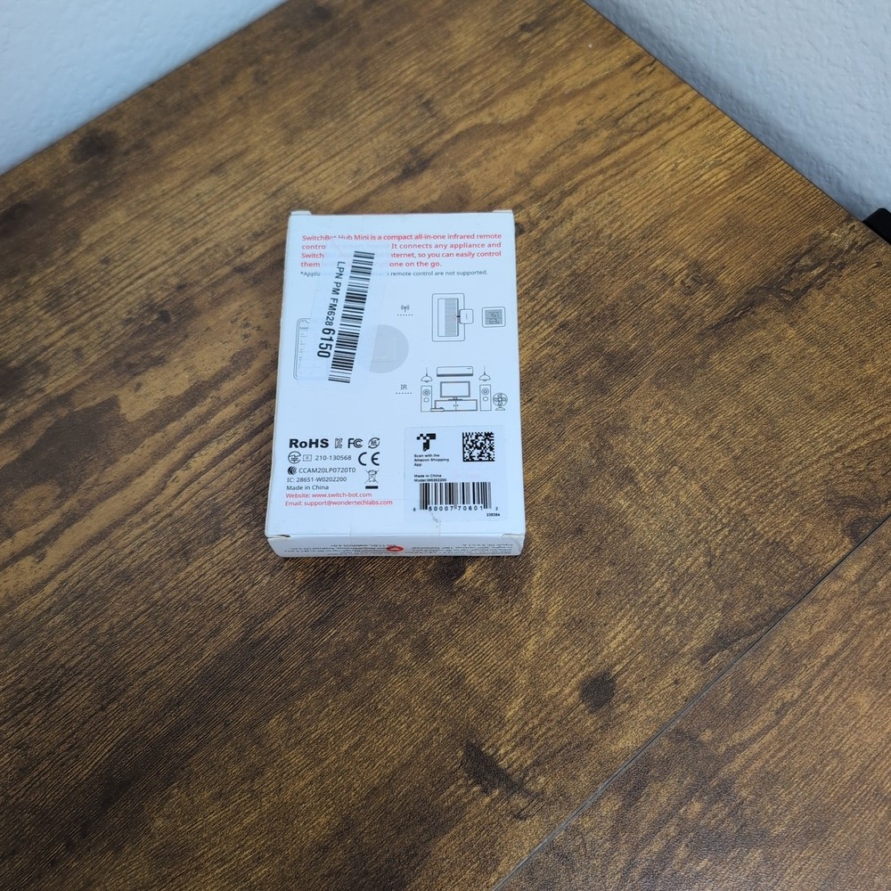 SwitchBot Hub Mini Smart IR Remote WiFi Alexa Google Home Control
