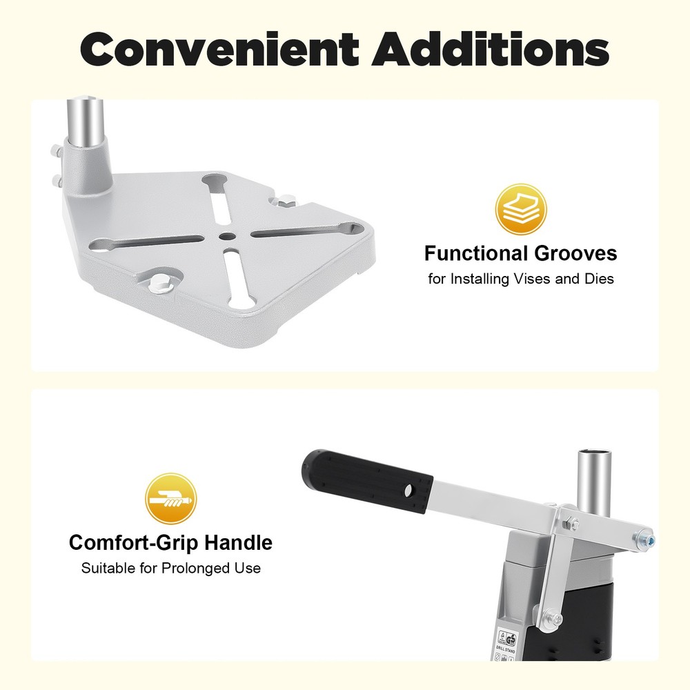 Hand-held Aluminum Drill Press60 Mm Adjustable Floor Plug-in Rig Drilling Depth