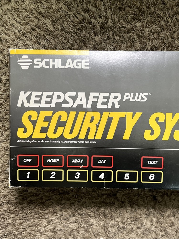 Schlage Keepsafer Plus Security System New Open Box