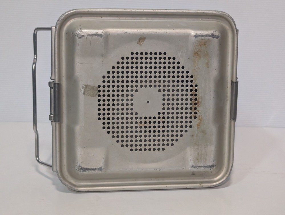 Aesculap JK341 SterilContainer Half Size Sterilization Case, Aluminum