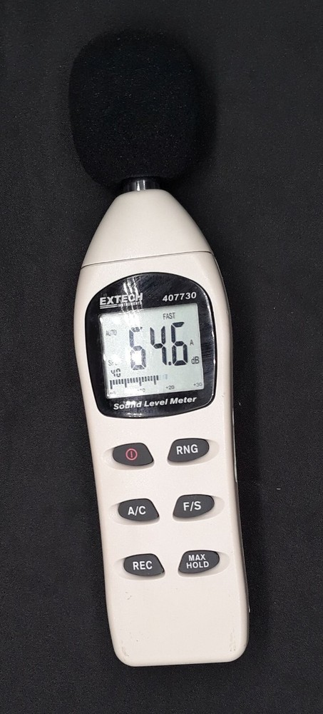 Extech 407730 Sound Level Meter, Digital, 40-130dB