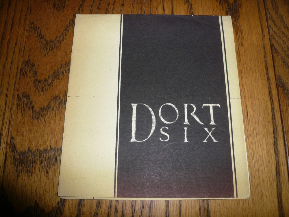 Dort Six Small Sales Brochure - Vintage