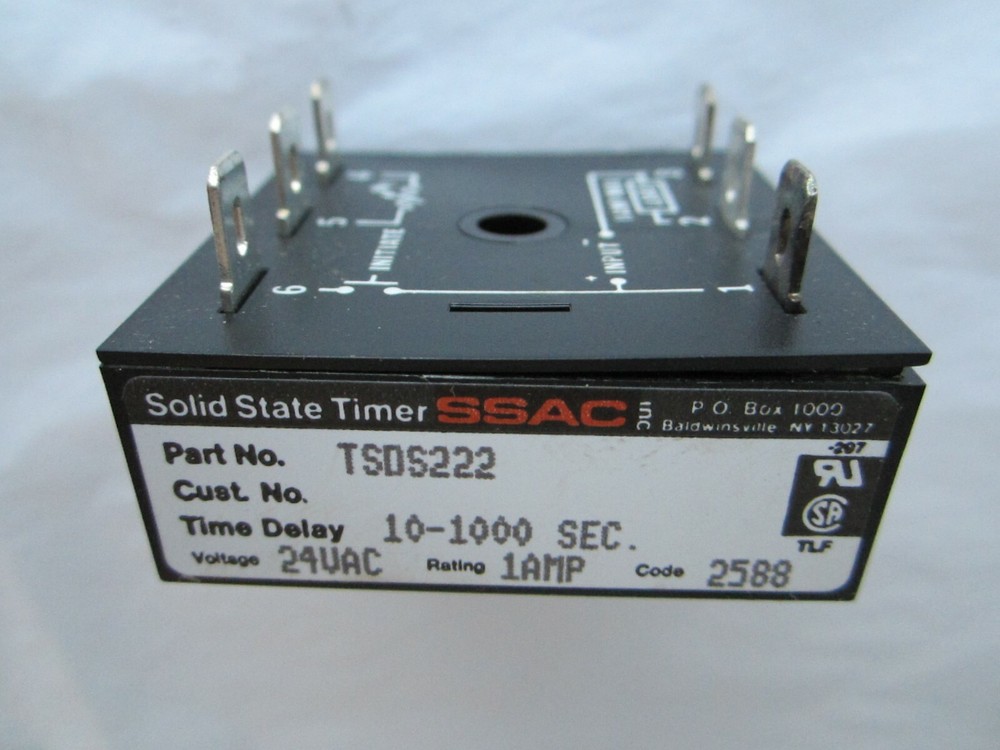 SSAC SOLID STATE TIMING RELAY TSDS222