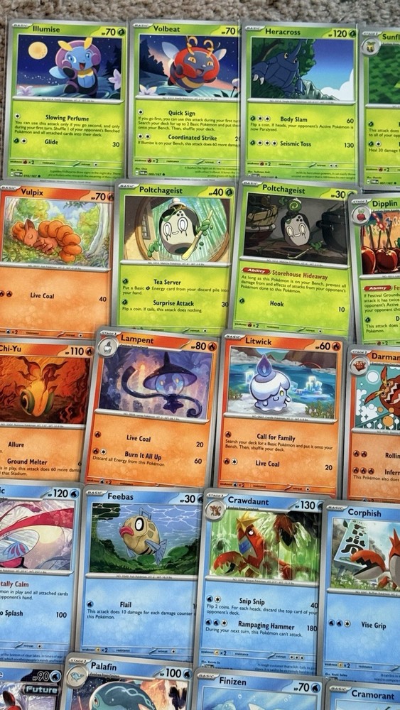 Twilight Masquerade Pokemon Master Set Starter Base 140 Cards