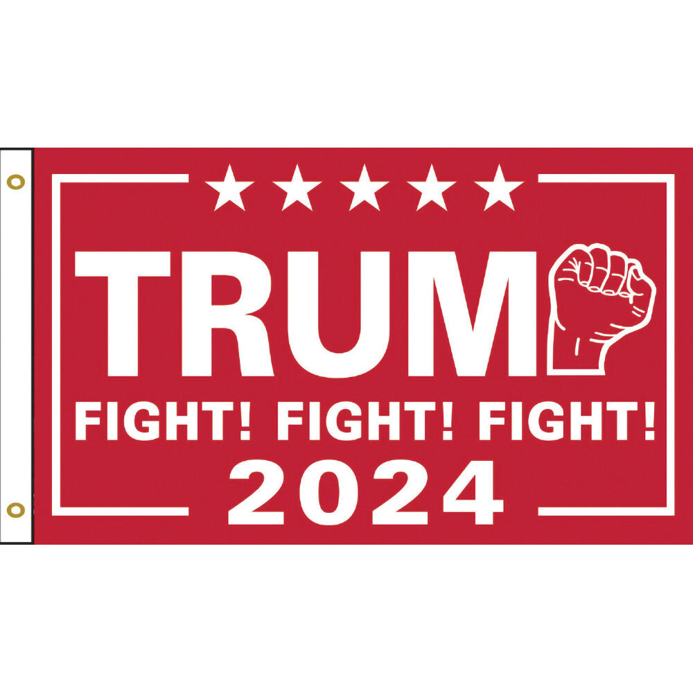 Trump Fight Flag  SRFFFFL