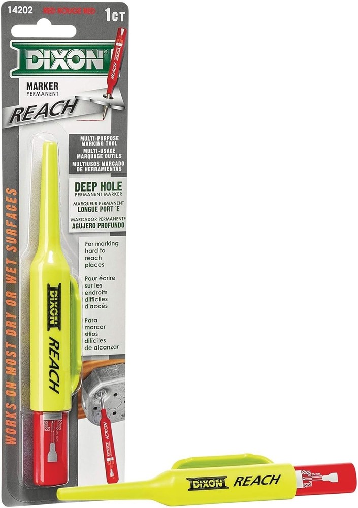 Multi-Surface Red Permanent Marker - Fine Point for Tight Corners, 1-Count