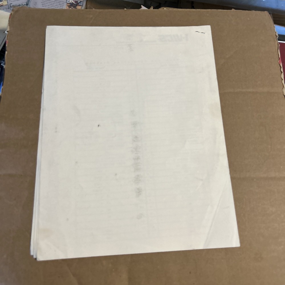 original Meta Fox I Vics arcade Video game Owners manual