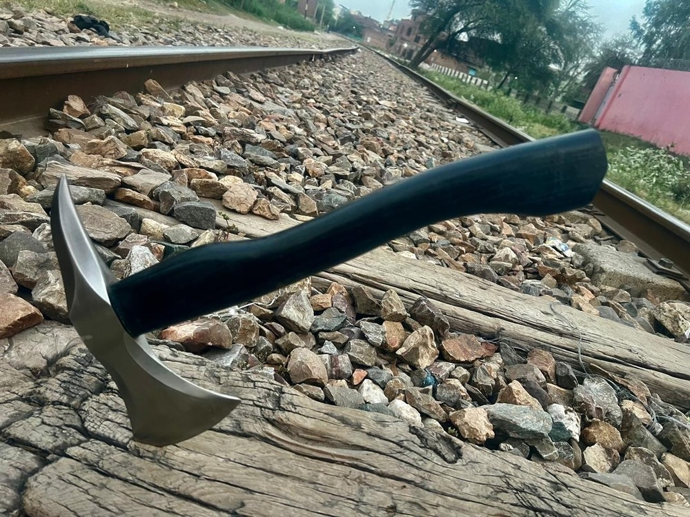 Custom Tomahawk Axe – Viking Handmade Carbon Steel Hatchet