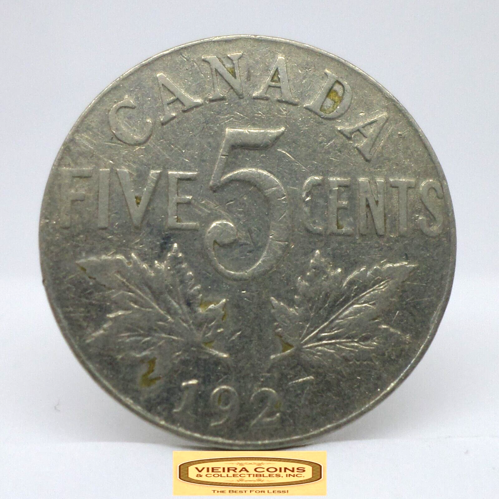 1927 Canada 5 Cents - #C35584NQ