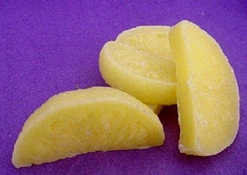 Half Lemon Slice, Wax, Scented, 10 Pieces, Props, Display