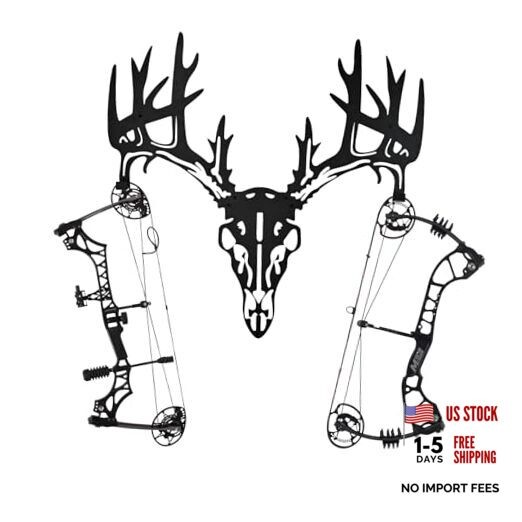Compound Bow Hanger for Wall - Deer-Shaped Bow Wall Mount Archery Bow Rack