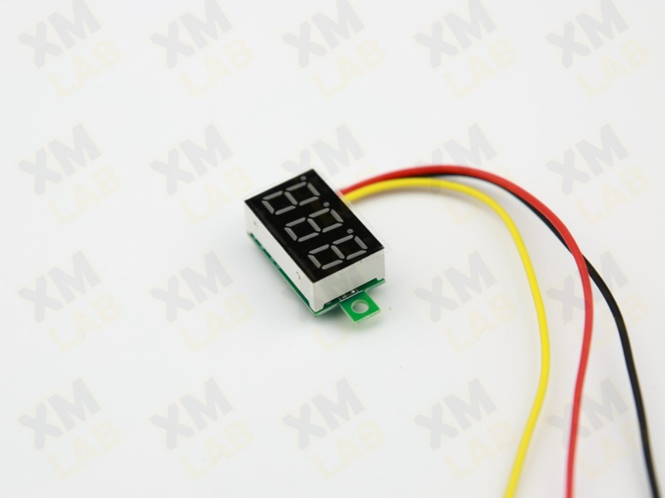 5 Pcs PDC 0-30V 3-Wire Voltmeter LED Display Panel Volt Meter Voltage Tester