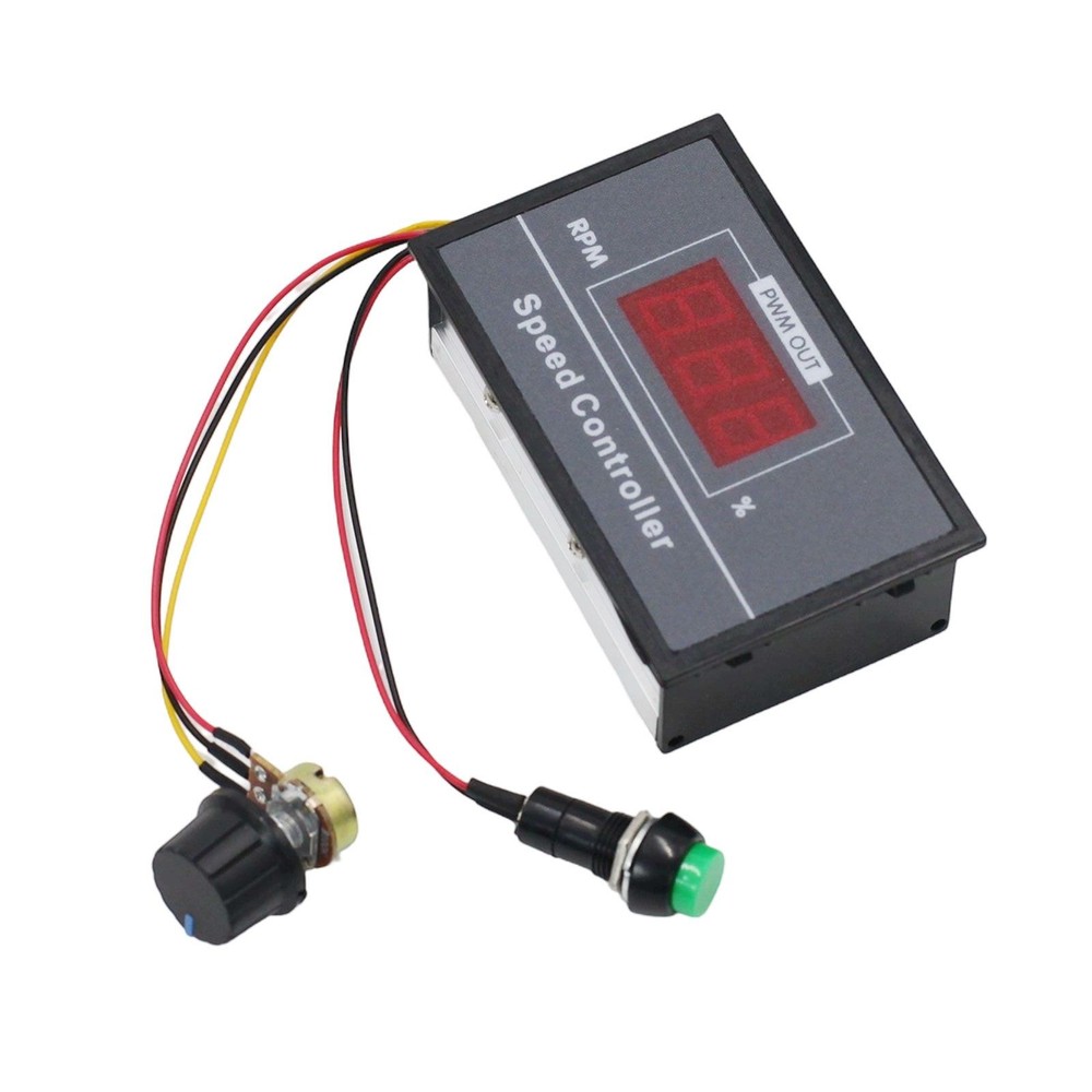 DC6-60V 30A PWM Motor Speed Controller w/ Digital Display & Start Stop Switch