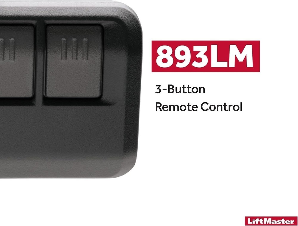 Garage Door Remote Control - 893LM Security+ 2.0 - 3 Buttons