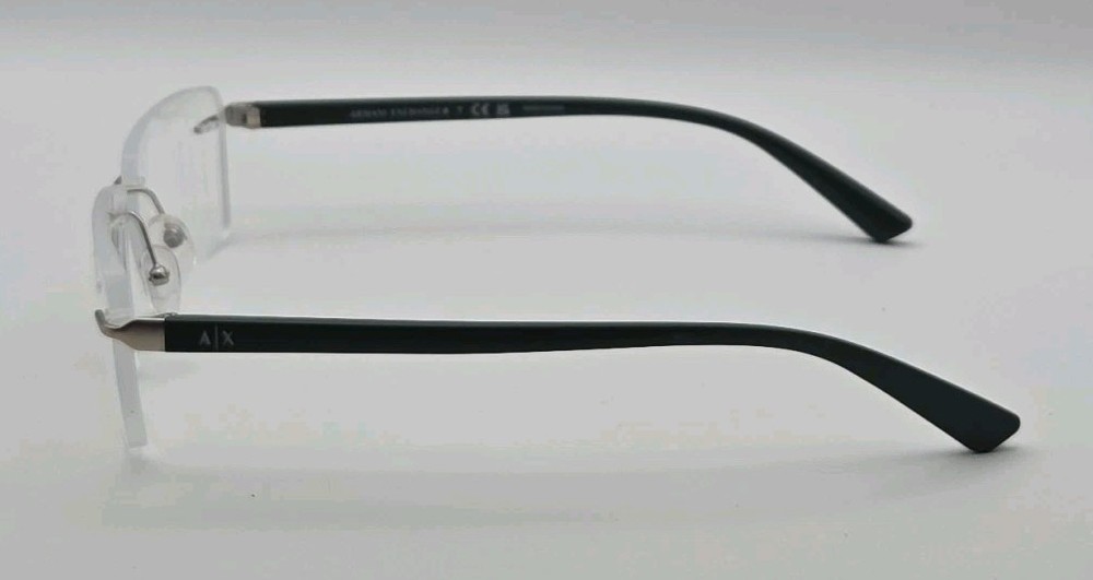 Armani Exchange Eyeglasses Frames AX 1064 6020 56-17-145 Silver Read Description