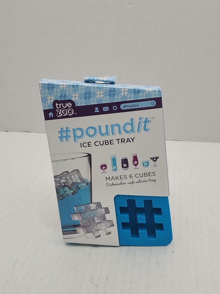 Pound It # Ice Cube Tray Makes 6 Cubes FUN PARTY GIFT NEW