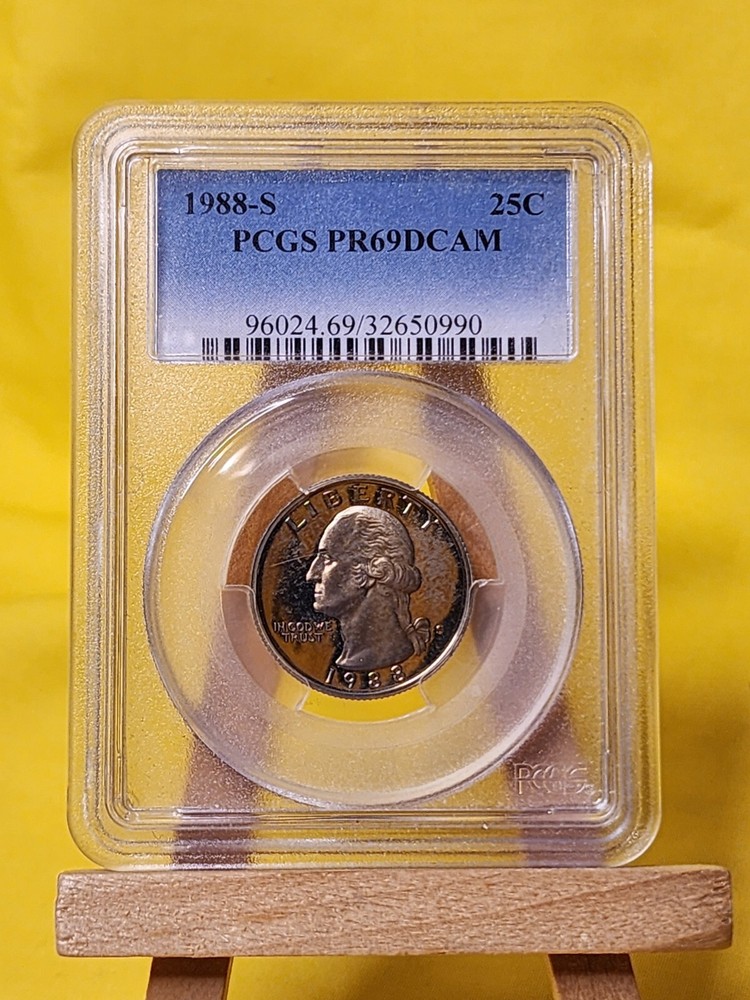 1988-S Washington Quarter PCGS-PR69DCAM
