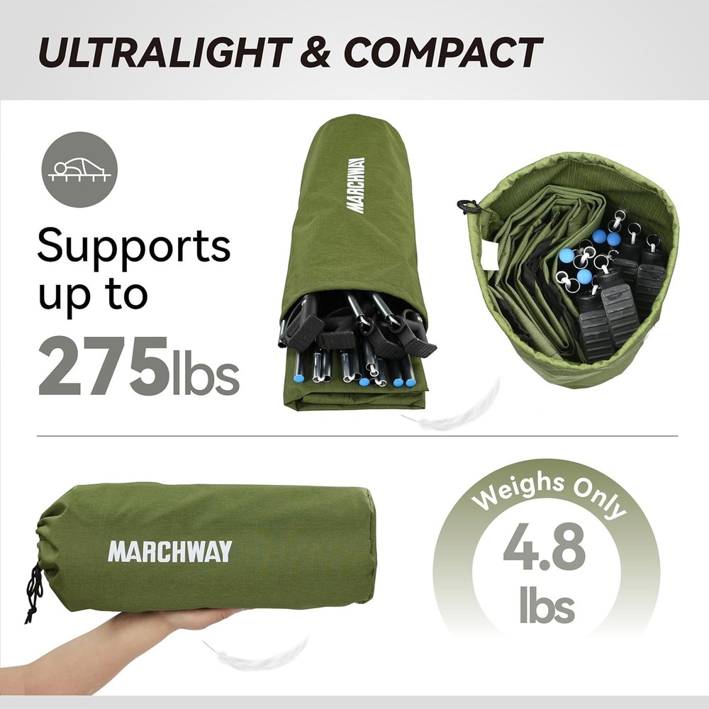 Portable Mountaineering Cot, Lightweight & Durable