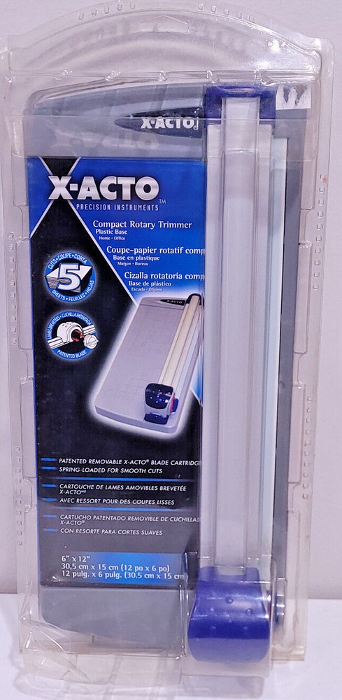 Elmer's X-ACTO Precision Instruments Compact Rotary Trimmer 12" x 6" (26505) NEW